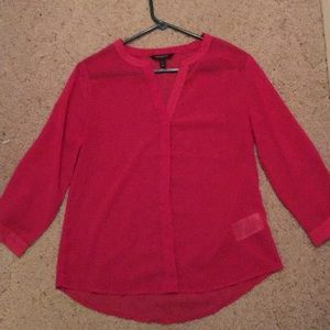 Hot Pink Banana Republic shirt